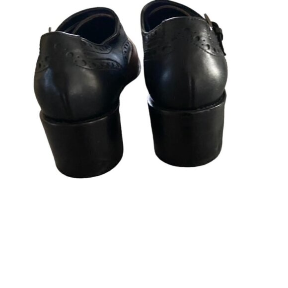 Mauro Volponi Leather Double Monk Strap Oxfords 36 - Picture 3 of 7